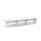 Officesource OS Laminate Conference Tables - Expandable Boat Shaped Conference Table with Slab Base OSCB16WH - alternate 1